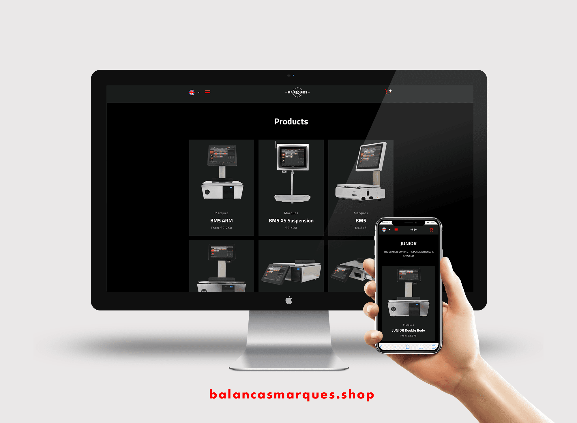 BALANÇAS MARQUES LANÇA LOJA ONLINE