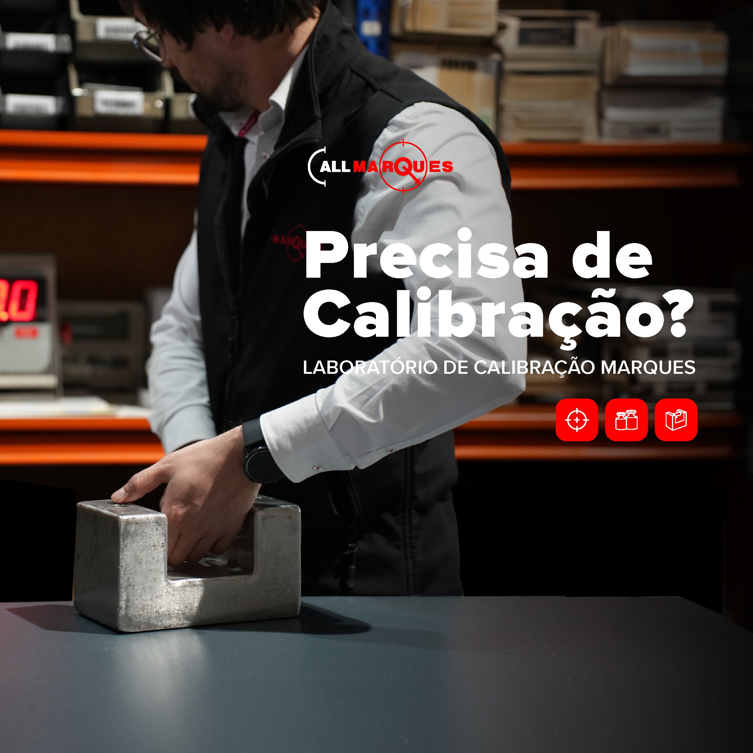 Laboratório de calibrações acreditado: 4 razões para escolher o Callmarques da Balanças Marques